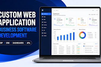 develop custom web application and business software