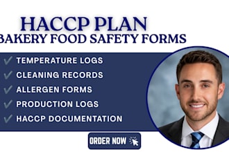 create custom food safety forms and logs for your bakery