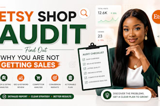 audit your etsy shop and find why you are not getting sales