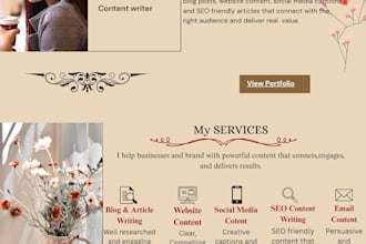 write engaging and SEO friendly content for your website