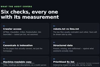 run a generative engine optimization GEO and aeo audit for ai search