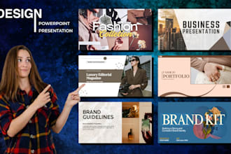 design luxury fashion beauty and lifestyle brand presentation