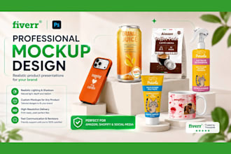 do 3d mockup of your amazon product