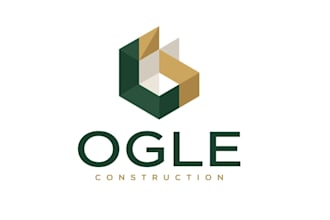design high end construction company logo