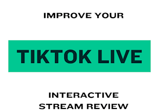 review and improve your tiktok live setup