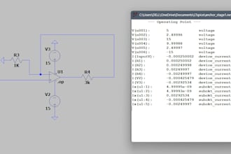 build, debug, and simulate your circuit in ltspice