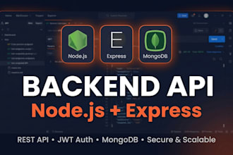 develop a secure rest API with nodejs, express and mongodb