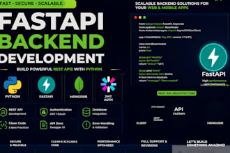 build a fast and scalable python fastapi backend API