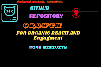 professionally promote your github repository for organic growth