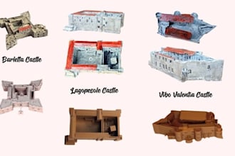 design a 3d printable stl file for an architectural keyring