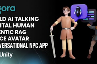 build ai talking digital human agentic rag voice avatar conversational npc app