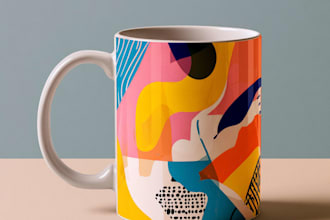 design awesome custom mug design