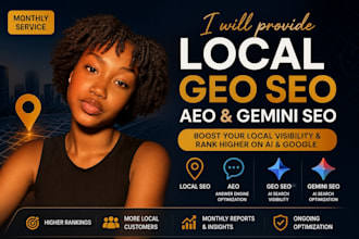 provide local geo se0 aeo service monthly local seo service gemini se0