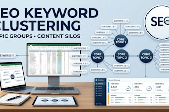 cluster your SEO keywords into smart topic groups and content silos