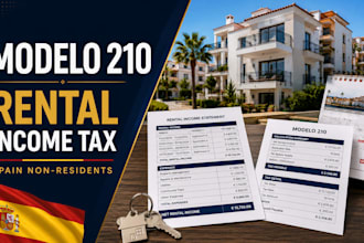 assist with modelo 210 rental income tax for spain non residents