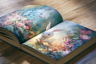 children story book illustration children story children art