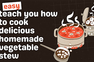 teach you how to cook delicious homemade vegetable stew