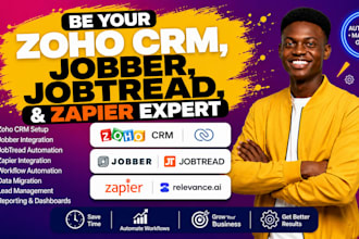 be your zoho crm, jobber, jobtread, and zapier expert