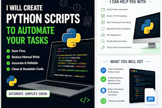 create a python script to automate your tasks
