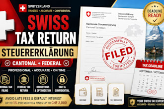 file switzerland cantonal tax return steuererklarung before tax deadline