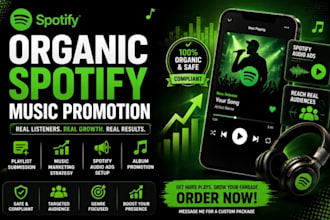 do organic music promotion and playlist curator outreach