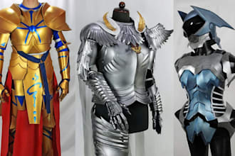 eva foam cosplay wearable armor cosplay creation sewing anime cosplay commission