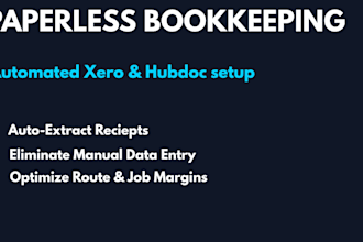 set up automated hubdoc and xero for paperless bookkeeping