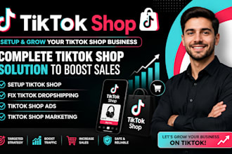 setup tik tok shop fix tiktok dropshipping tiktok shop ads tiktok shop marketing