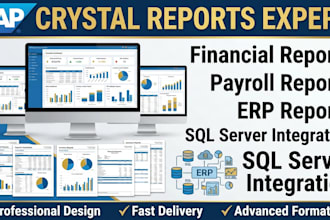 create a professional sap crystal reports for your business