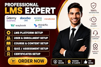 setup udemy business docebo lms acccessplanit mindtickle waybook thinkific lms