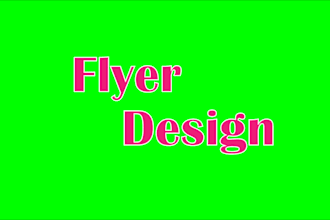 design a professional flyer, postcard or business flyer