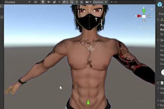 convert or create custom 3d model game assets animation props for vrchat vrc sfm