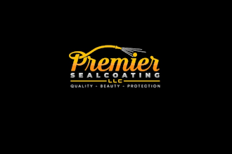 design professional seal coating business logo