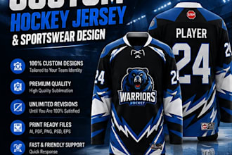 design custom hockey jerseys and sportswear