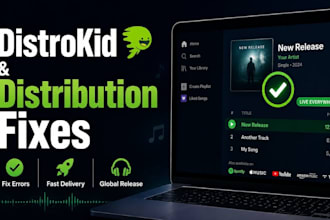 fix your distrokid release, metadata, or distribution issue