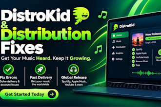 fix your distrokid release, metadata, or distribution issue