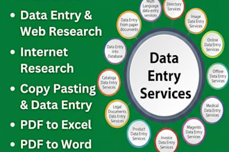 do professional data entry and copy paste work