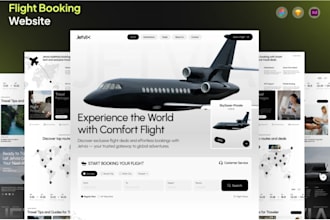 develop airline website, travel and tour website, booking website