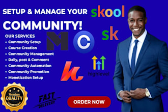 setup skool community skool credit repair skool course creation skool community