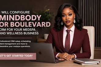 configure mindbody or boulevard CRM for your medspa and wellness business