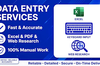 do fast data entry, type pdf to word, and image to text typing