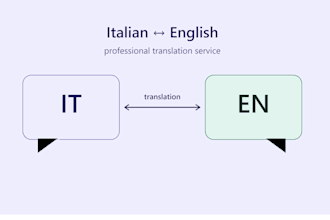 translate italian to english english to italian