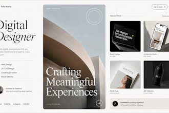 build a professional readymag portfolio magazine or landing page