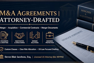 draft precise acquisition transaction agreements for your