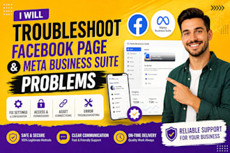 troubleshoot facebook page and meta business suite problems