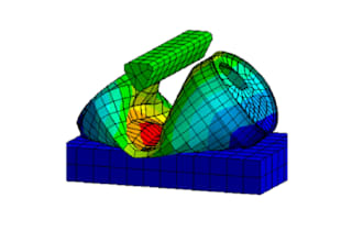 do static stress, fatigue, von mises and thermal temperature fea analysis