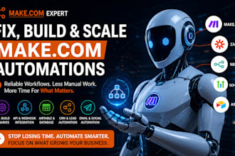 fix make com make com automation setup make com made com make come expert make