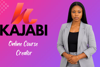 create your kajabi online course and kajabi website