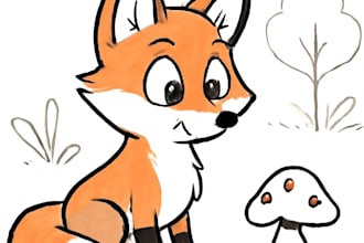 draw any sketch in cartoon, comic or realistic style