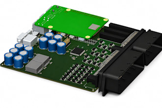 design a custom automotive ecu, can bus and obd2 pcb